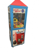 S&B ROUTE 66 CANDY DEPOT & PRIZE ROCKET Claw Crane Arcade Game for sale 