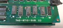 TAD CORP CABAL Arcade Game Boards #TAD-8710-MAIN & TAD-8710-SUB (9821)