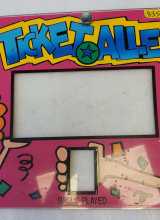 TICKET ALLEY Arcade Game Plexiglass Backglass Backbox Header #8353 