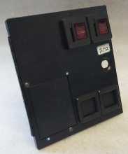 UNIVERSAL DOUBLE ENTRY Arcade Coin Door 10 in x 8.75 in (2172)