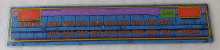 WILLIAMS ALLEY CATS Bowler Arcade Game Plexiglass SCORE DISPLAY Marquee #31-13271918-SP (6535)