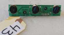 WILLIAMS DIRTY HARRY Pinball Machine 3-LIGHT LAMP Board #5768-13879-00 (4307)