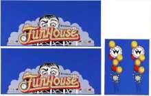 WILLIAMS FUNHOUSE Pinball Machine 4 piece Cabinet Decal Set (56)