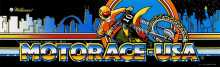 WILLIAMS MOTORACE USA Arcade Game Plexiglass Header (X21)