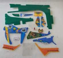 WILLIAMS NO GOOD GOFERS Pinball Machine INCOMPLETE PLASTIC Set #9605
