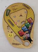 WOZ Wizard of Oz Pinball Machine MUNCHKIN PLAYFIELD PRODUCTION REJECT #05-4001-01 (2) 