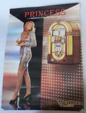WURLITZER Princess Jukebox Original Advertising Promotional Poster 33 x 24 (61)