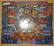 WILLIAMS ALLEY CATS Arcade Machine Game Plexiglass Marquee Graphic Artwork for sale - NOS 