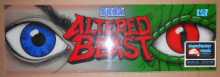 ALTERED BEAST Arcade Machine Game Overhead Marquee PLEXIGLASS Header for sale #60 