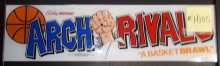 ARCH RIVALS Arcade Machine Game Overhead Marquee Header for sale #H105 by BALLY/MIDWAY  