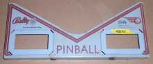 BALLY Pinball Machine Game APRON #4230 