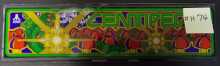 ATARI CENTIPEDE Arcade Game GLASS Overhead Header Marquee #H74 