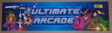 CHICAGO GAMING ULTIMATE ARCADE Machine Game FLEXIBLE Overhead Marquee Header #5101 for sale 