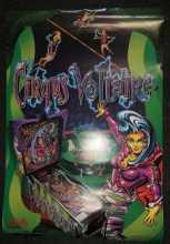 CIRQUS VOLTAIRE Original Pinball Machine Game Advertising Promotional Poster for sale from 1997  