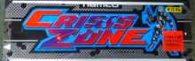CRISIS ZONE Arcade Machine Game Overhead Header PLEXIGLASS for sale #B86 by NAMCO  