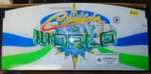 CRUIS'N WORLD Arcade Machine Game Overhead Header PLEXIGLASS #286 for sale by MIDWAY 