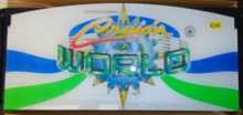 CRUIS'N WORLD Arcade Machine Game Overhead Header PLEXIGLASS #288 for sale by MIDWAY 