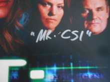 CSI Pinball Machine Translite Backbox Artwork NOS Stern signed by Anthony E. Zuiker Creator/Producer #38 