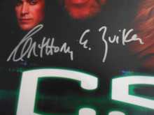 CSI Pinball Machine Translite Backbox Artwork NOS Stern signed by Anthony E. Zuiker Creator/Producer #38