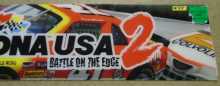 DAYTONA USA 2: BATTLE ON THE EDGE Arcade Machine Game Overhead Header PLEXIGLASS for sale #97  