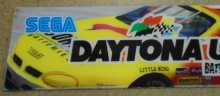 DAYTONA USA 2: BATTLE ON THE EDGE Arcade Machine Game Overhead Header PLEXIGLASS for sale #97  
