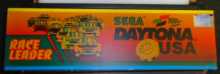 DAYTONA USA LIMITED EDITION RACE LEADER Arcade Machine Game Overhead Header GLASS over Vinyl for sale #B86 by SEGA  