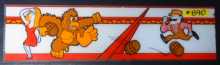 DONKEY KONG Arcade Machine Game Overhead Header PLEXIGLASS for sale #B90  