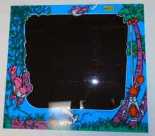 DONKEY KONG JR. Arcade Machine Game Monitor Bezel PLEXIGLASS for sale #W10 