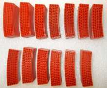 Dart Machine RED DART SEGMENTS for Arcade machine game for sale - Lot of 13  