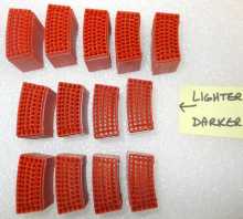 Dart Machine RED DART SEGMENTS for Arcade machine game for sale - Lot of 23  