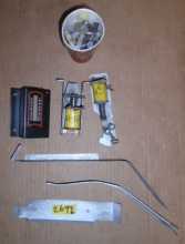 GALAXY Pinball Machine MISC. METAL / COIL LOT #2692 