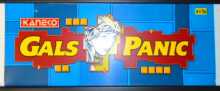 GALS PANIC Arcade Game Machine Vinyl HEADER #G96 for sale by KANELCO 