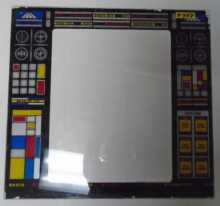 GORF Arcade Machine Game Monitor Bezel Artwork Graphic GLASS for sale #X47 