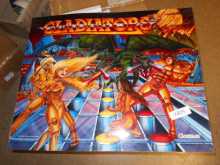 GLADIATORS Pinball Machine Game Translite Backbox Artwork