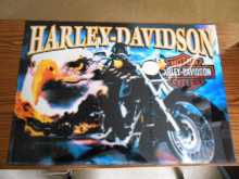 HARLEY DAVIDSON 1st Edition Pinball Machine Game Translite Backbox Artwork