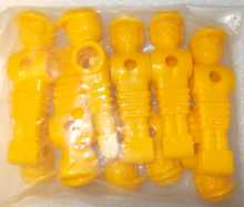 IMPERIAL FOOSBALL Arcade Machine Game YELLOW REPLACEMENT MEN for sale by SUZO-HAPP - SET of 11 