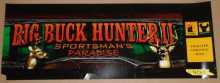 INCREDIBLE TECHNOLOGIES BIG BUCK HUNTER II Arcade Machine Game Overhead FLEXIBLE Header #4129 for sale 