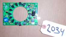 JACKPOT CROSSING Arcade Machine Game PCB Printed Circuit OPTO SENSOR Board #2034 for sale  