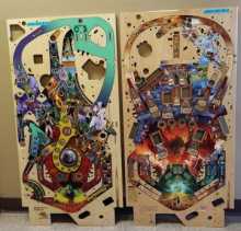 JERSEY JACK PINBALL THE HOBBIT & WIZARD OF OZ WOZ Pinball Machine Game Playfield Production Reject Lot #5355 for sale