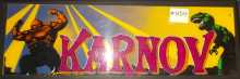 KARNOV Arcade Machine Game Overhead Header for sale by NIHON BUSSAN  