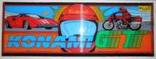 KONAMI GT Arcade Machine Game Overhead Header Marquee #G63 for sale by KONAMI  