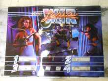 LASER WAR Pinball Machine Game Translite Backbox Artwork