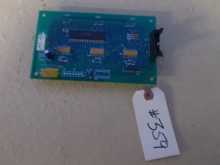 Laser Tron Redemption 3 Segment Display Arcade Machine Game PCB Printed Circuit Board #359 - "AS IS" 