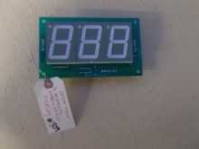 Laser Tron Redemption 3 Segment Display Arcade Machine Game PCB Printed Circuit Board #359 - "AS IS" 