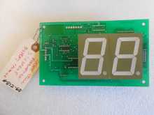 Laser Tron Redemption 3 Segment Display Arcade Machine Game PCB Printed Circuit Board #812-68