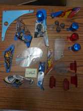 Lethal Weapon 3 Pinball Machine Game Lot of Misc. Plastics for sale #LW2