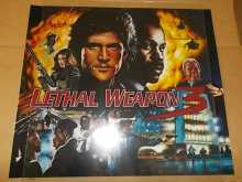 LETHAL WEAPON 3 Pinball Machine Game Translite Backbox Artwork