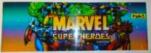 MARVEL SUPER HEROES Arcade Machine Game Overhead Header PLEXIGLASS for sale #W63 by CAPCOM  