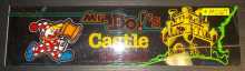 MR. DO'S CASTLE Arcade Machine Game Overhead Marquee Header for sale #MD67 by UNIVERSAL 