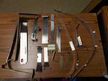 Maverick Pinball Machine Game Parts Guide Rails, Brackets for sale #MV23